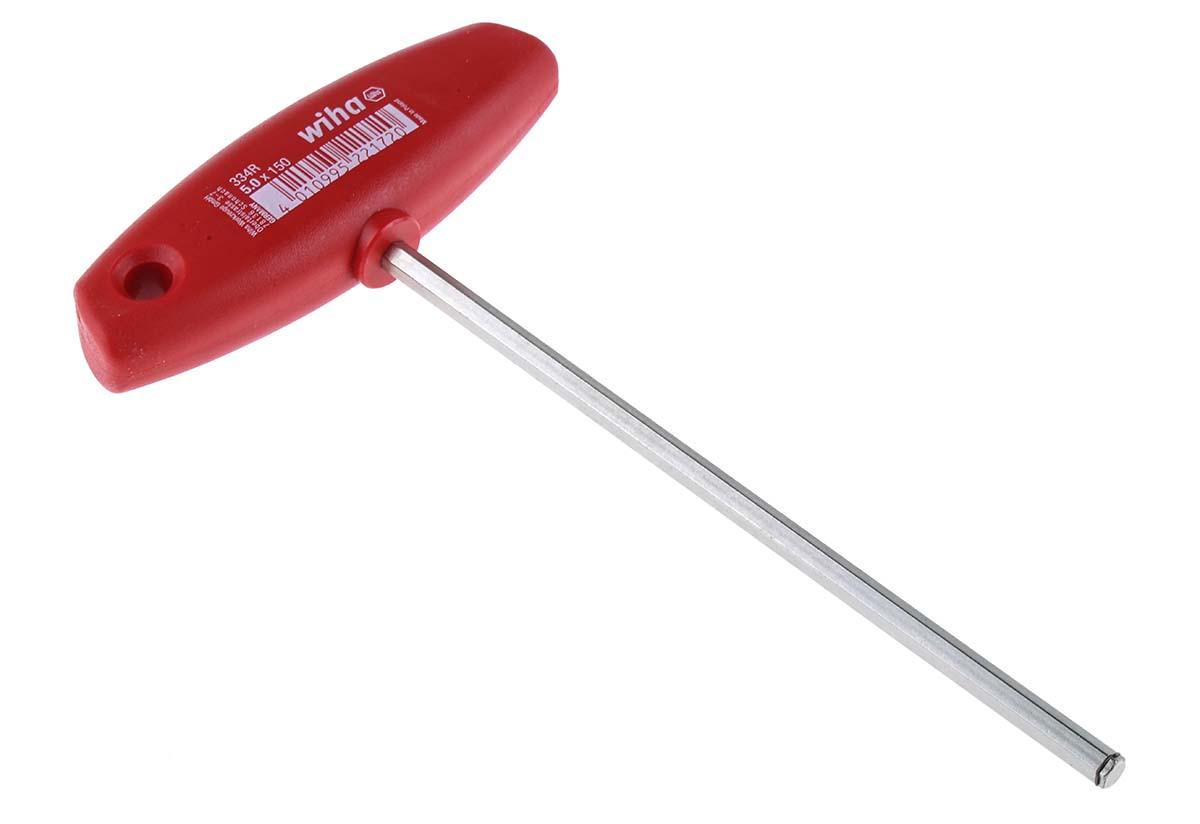 Wiha T Shape Metric Hex Key, 5mm