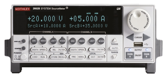 Keithley 2600 Series Source Meter, ±200 mV → ±200 V, 2-Channel, ±100 nA → ±10 A, 60 W Output