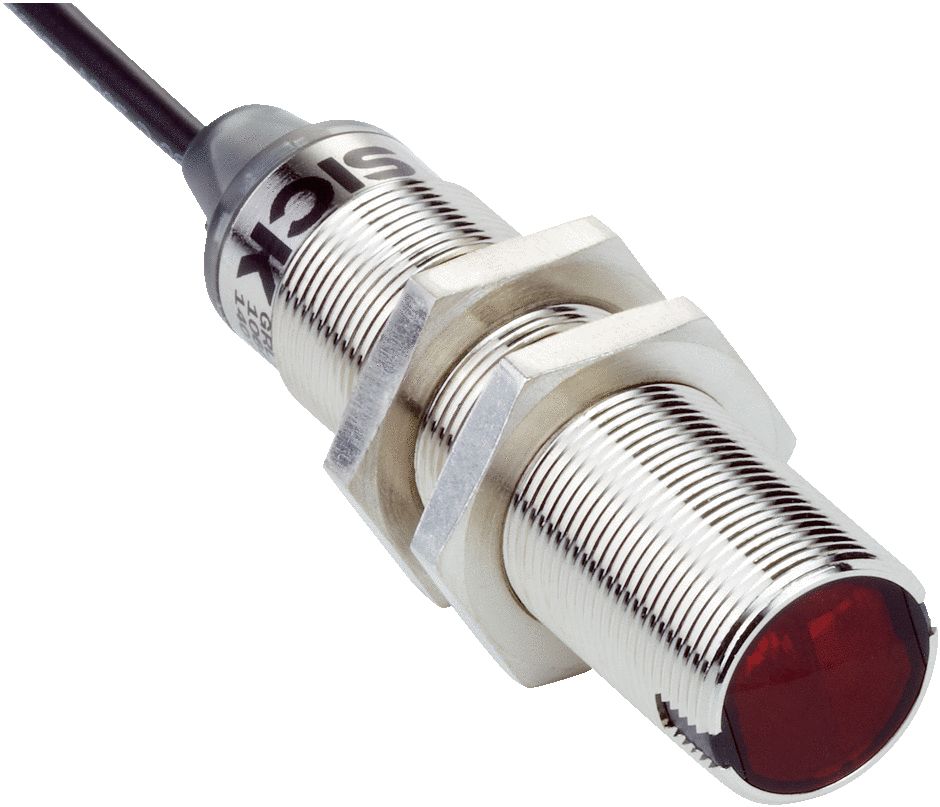 SICK Energetic Photoelectric Sensor, Barrel Sensor, 5 mm → 550 mm Detection Range