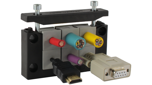 Icotek Polyamide Cable Trunking Frame, 98.3 x 19 x 58mm, KEL