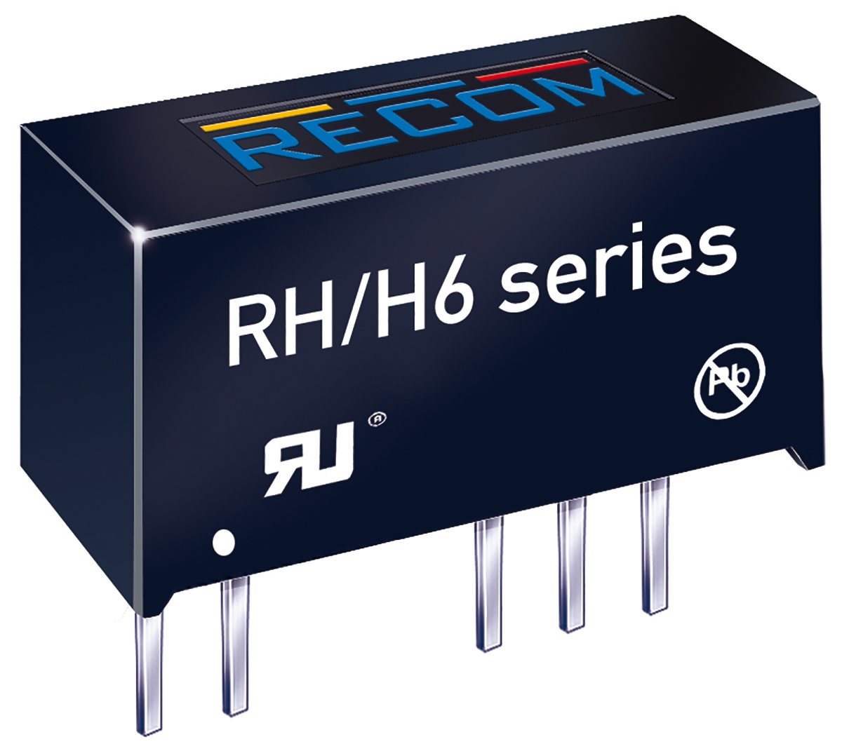 Recom RH DC-DC Converter, ±15V dc/ ±33mA Output, ±21.6 V dc, ±26.4 V dc Input, 1W, Through Hole, +90°C Max Temp -40°C