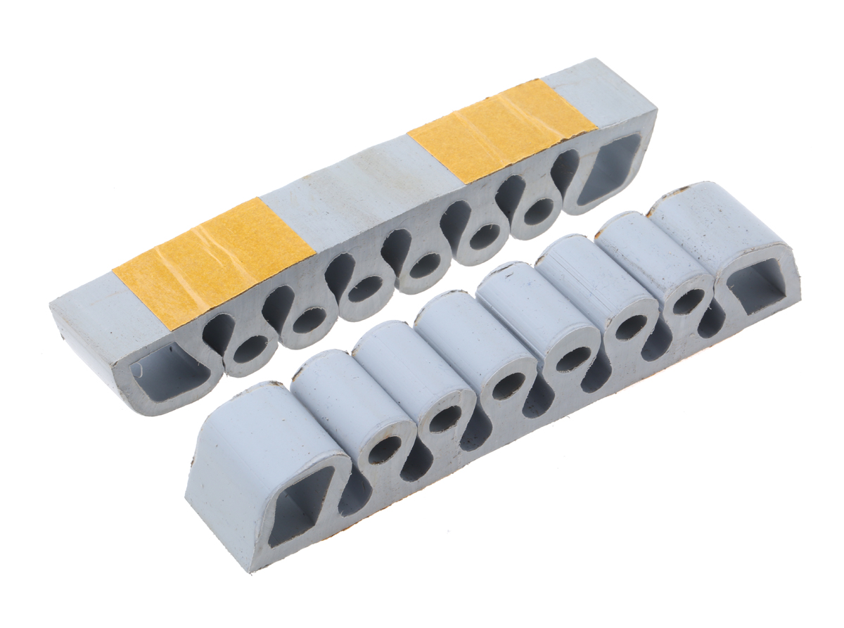 RS PRO Grey Rubber cable tie