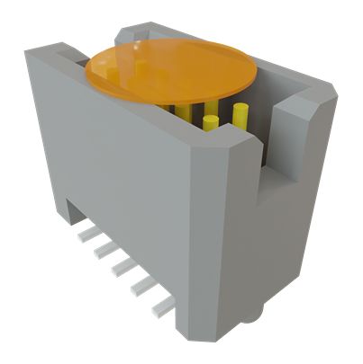 Samtec TFM Series Vertical Through Hole, Surface PCB Header, 10 Contact(s), 1.27 mm Pitch, 2 Row, Shrouded