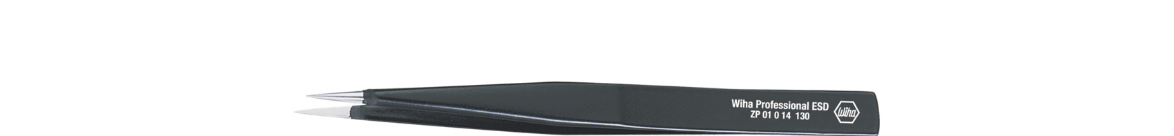 Wiha 130 mm, Extra Fine, ESD Tweezers