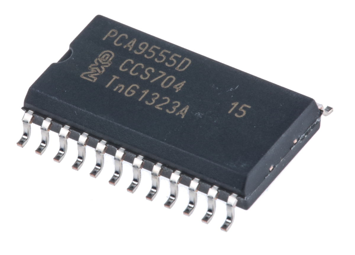 NXP 16-Channel I/O Expander I2C, SMBus 24-Pin SOIC, PCA9555D,118