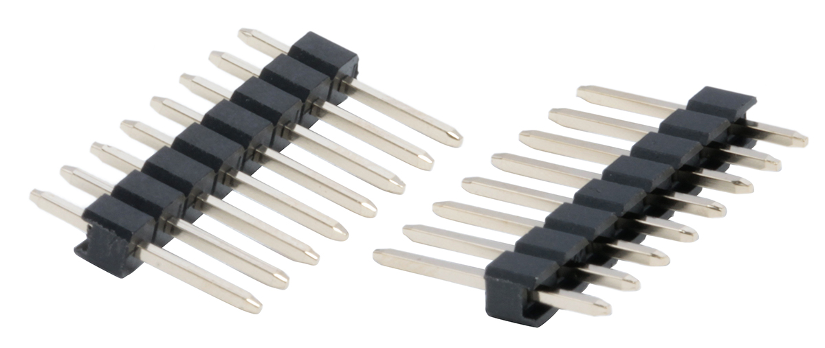 HARWIN M20 Series Straight Through Hole Pin Header, 8 Contact(s), 2.54 mm Pitch, 1 Row, Unshrouded