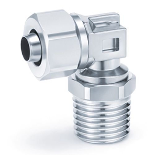 SMC KFG2 Series Swivel Elbow, Push In 8 mm to 6 mm, Threaded-to-Tube Connection Style, KFG2V0806-01