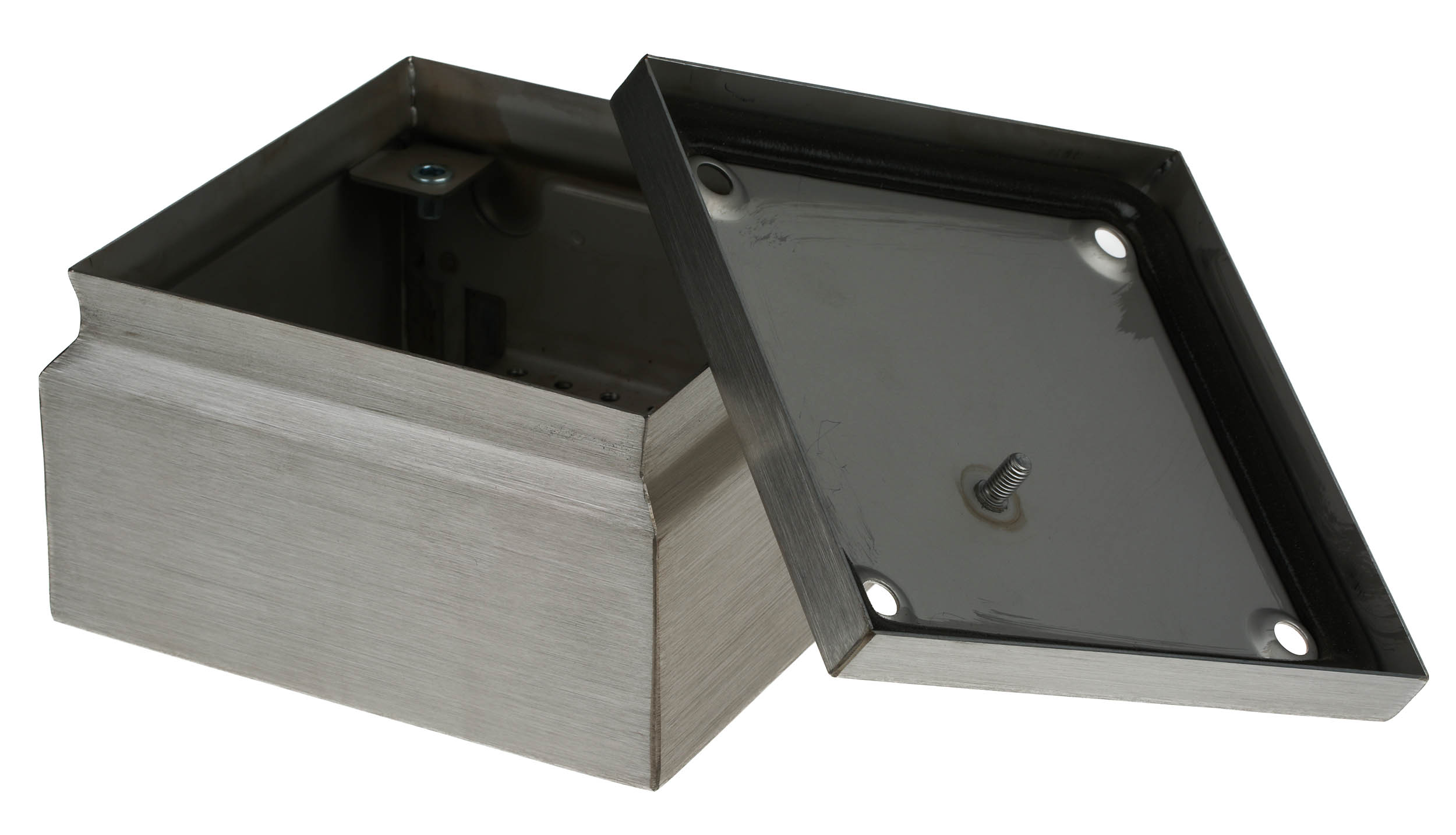 RS PRO Steel Junction Box, IP66, 150 x 150 x 80mm