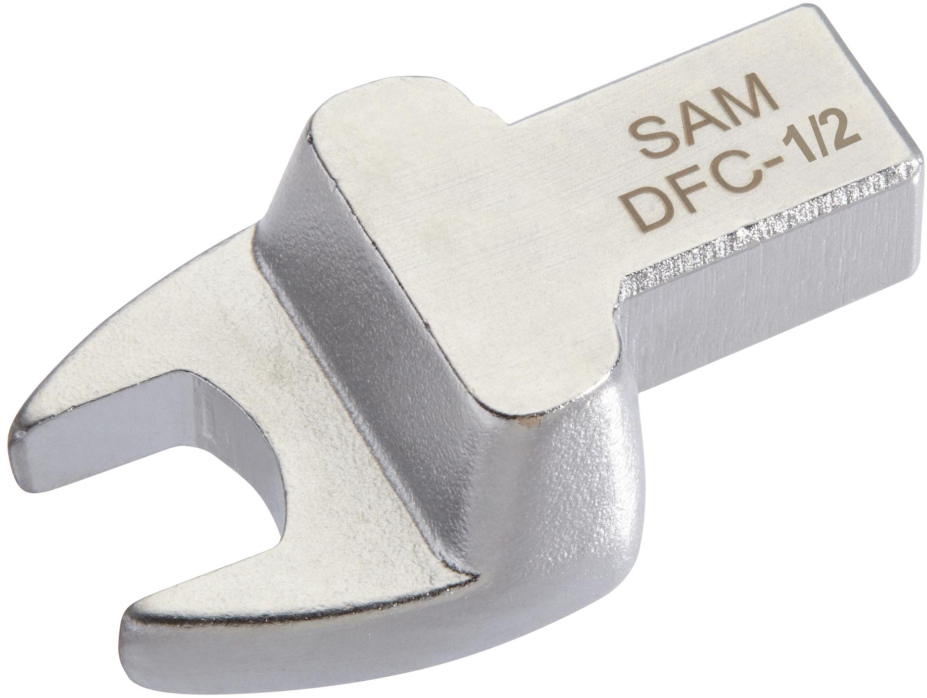 SAM DFC Series Open Ended Insert Torque End-Fitting, 1 in, 14 x 18mm Insert, Satin Finish