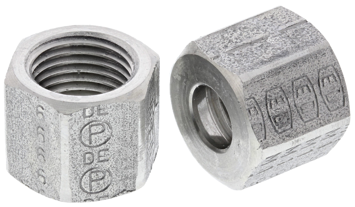 Legris Stainless Steel Pipe Fitting Hexagon Sleeve Nut Metric M10