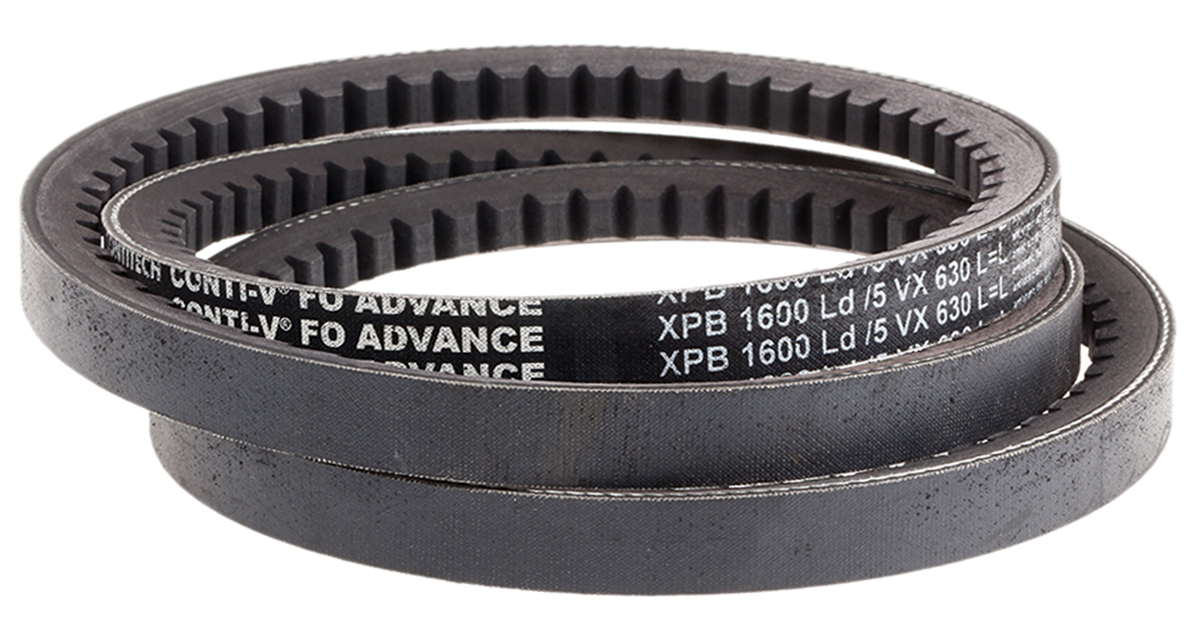 Contitech Drive Belt, belt section XPB, 1600mm Length