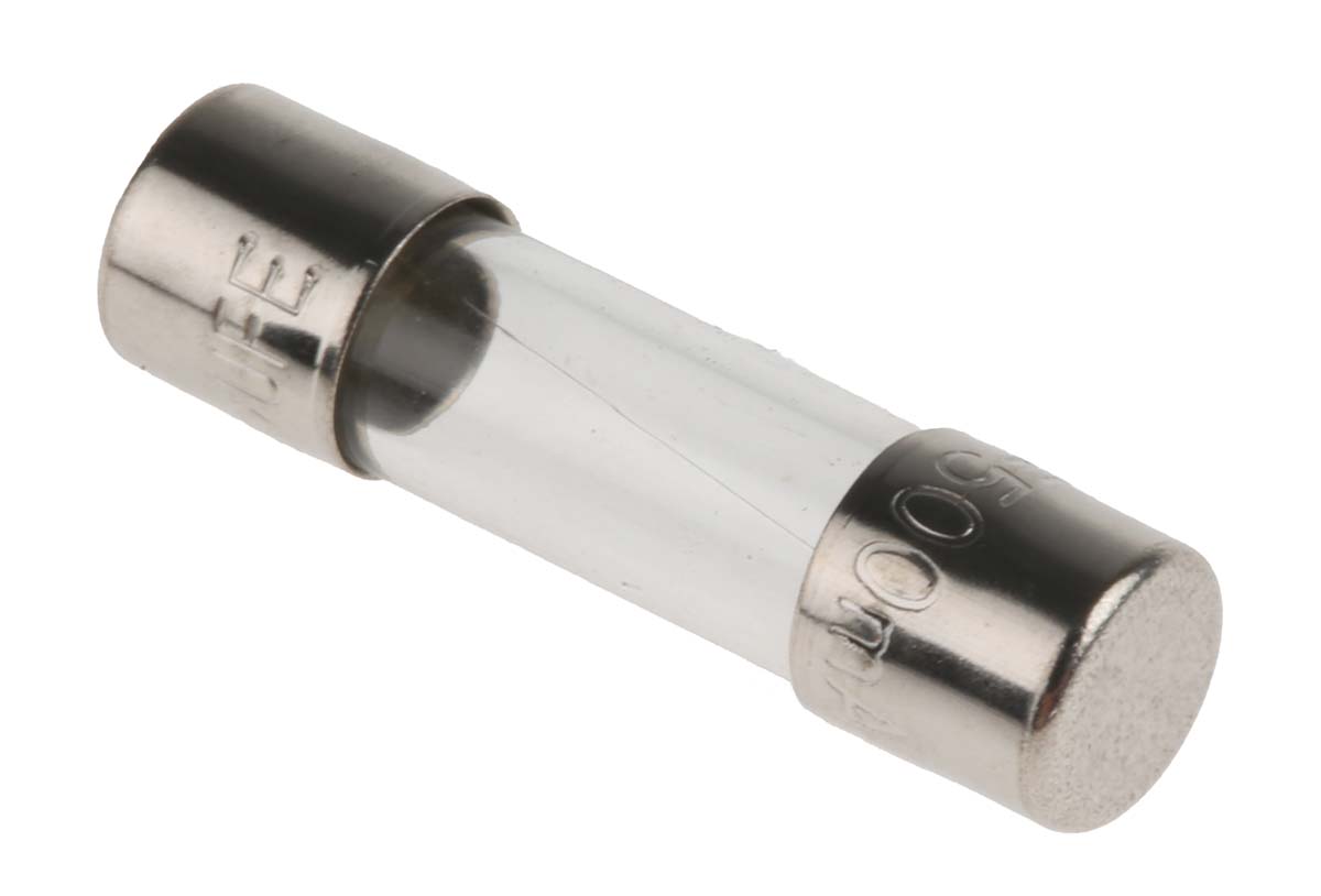 RS PRO 500mA F Glass Cartridge Fuse, 5 x 20mm