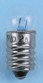 Orbitec E10 Indicator Light, Clear, 2.5 V, 200 mA, 15h