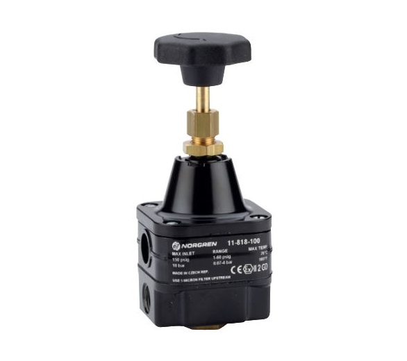 Norgren G 1/4 Pneumatic Regulator -, 1/4in, 8bar max. input