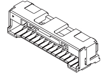 Molex CLIK-Mate Series Right Angle Surface Mount PCB Socket, 4-Contact, 1-Row, 2mm Pitch, Crimp Termination