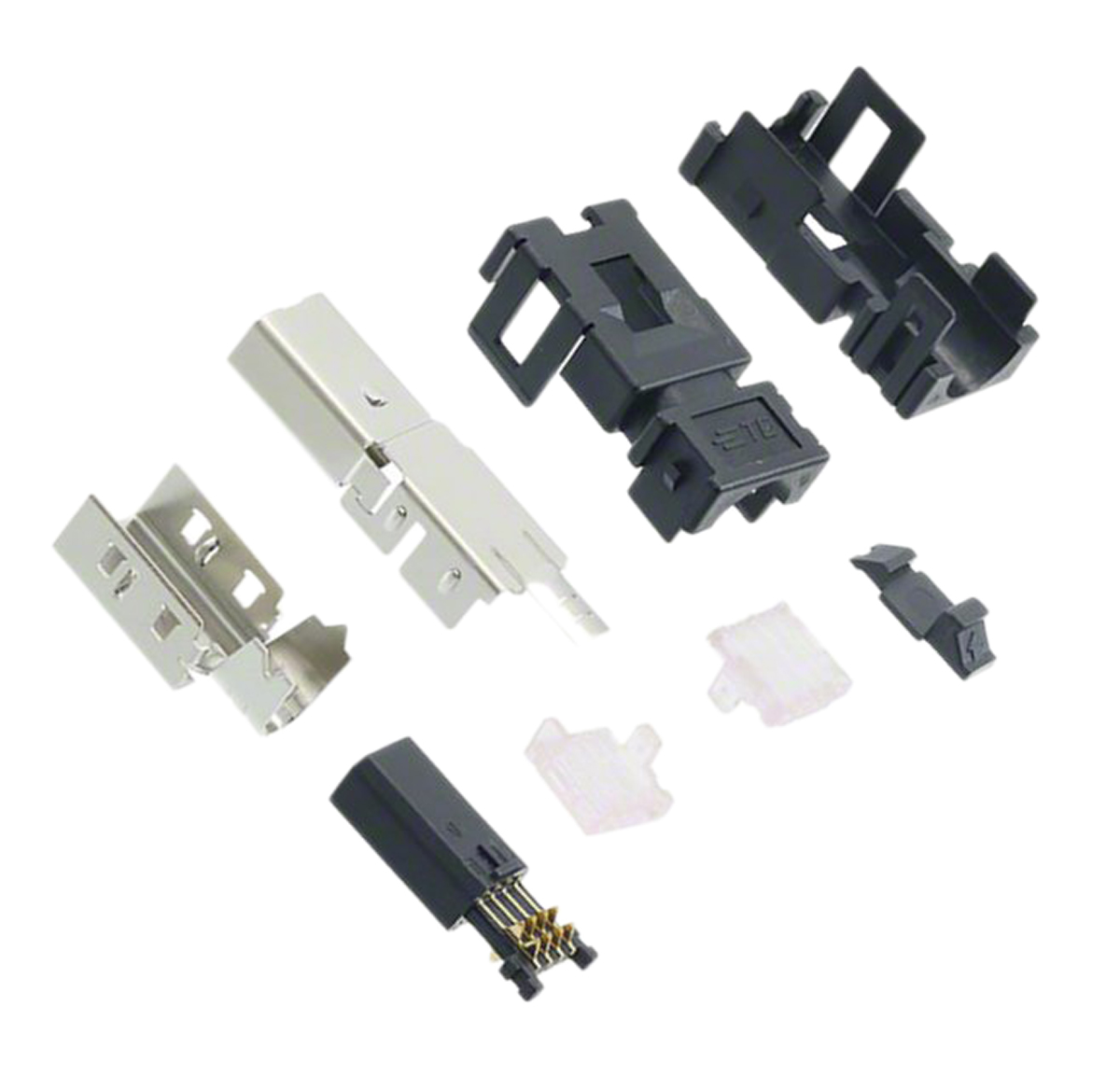 TE Connectivity, Type II Cable Mount Mini I/O Connector Plug, 8 Way, Shielded