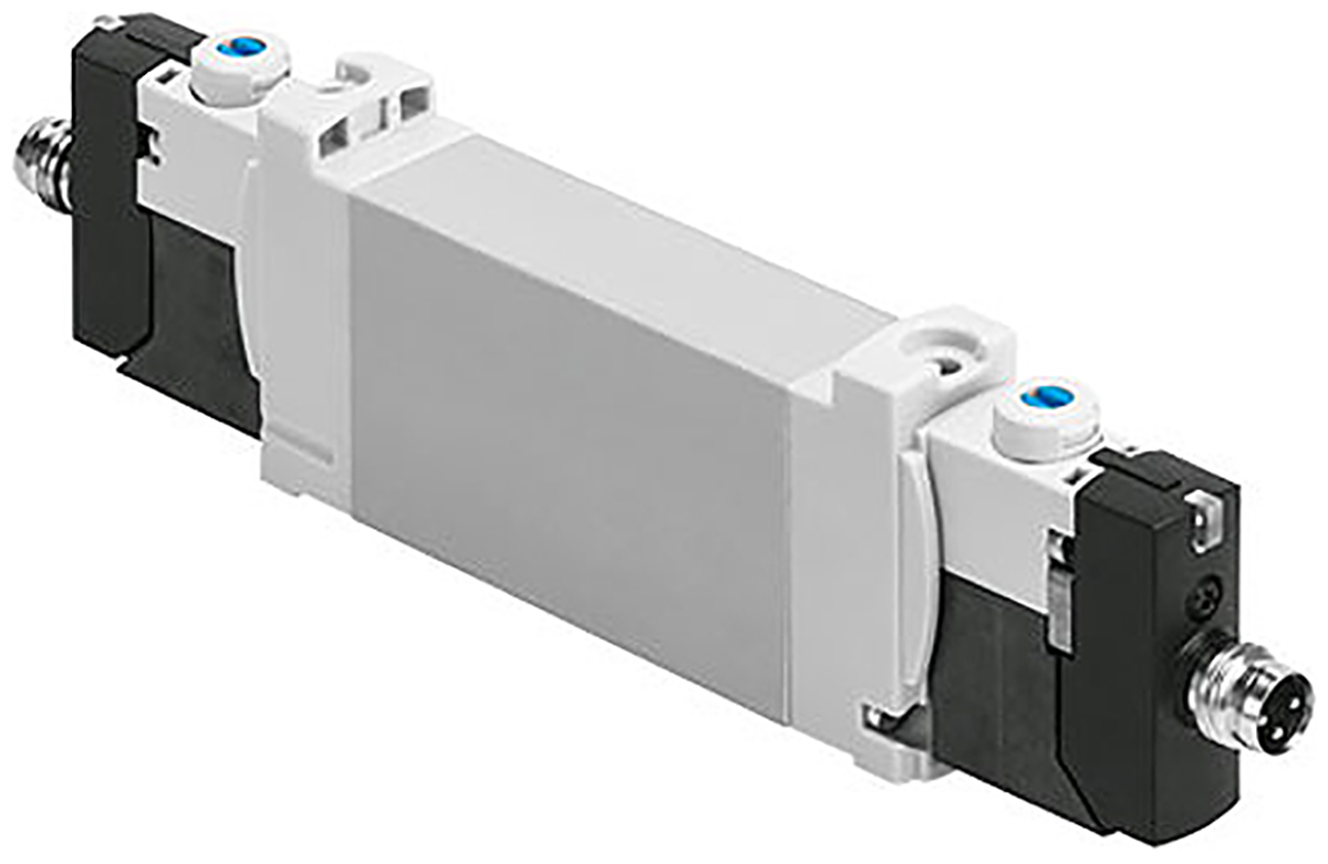 Festo 3/2 Pneumatic Solenoid Valve - Electrical VUVG Series 24V dc, 8042574