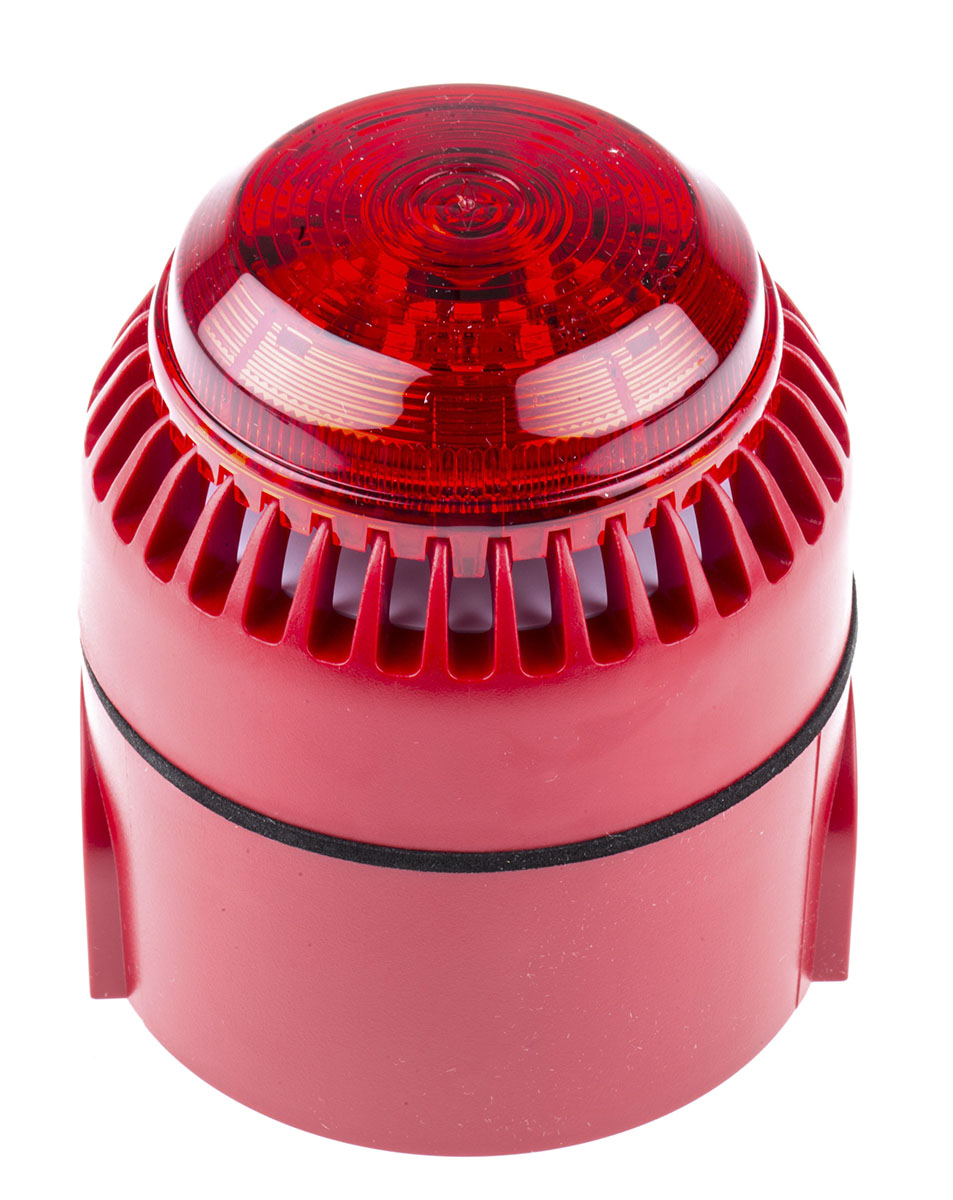 Eaton Red Sounder Beacon, 9 → 28 V dc, IP54, IP65, Panel Mount, 101dB at 1 Metre