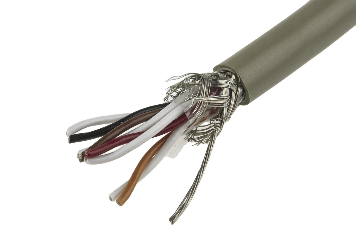 Alpha Wire ProTekt Series Data Cable, 4 Pairs, 8 Cores, 0.09 mm², Screened, 28 AWG, 50m, Screened Shield