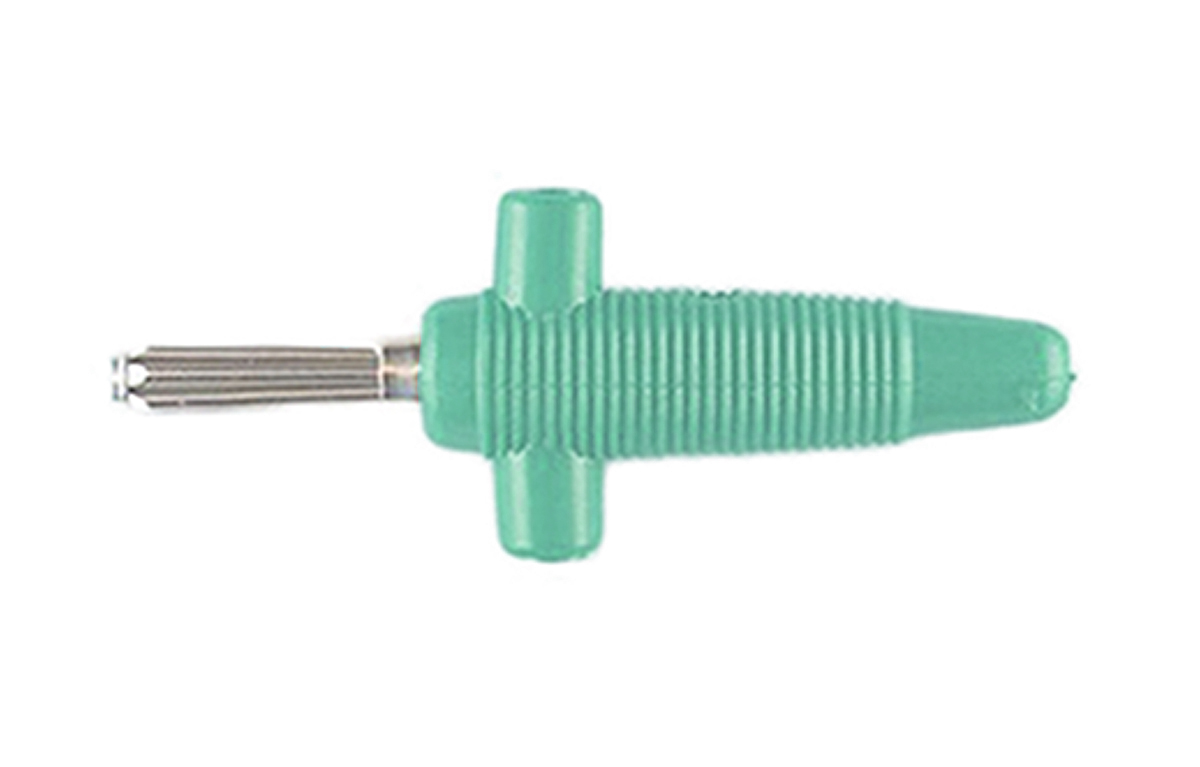 Hirschmann Test & Measurement Green Male Banana Plug - Solder, 60V dc