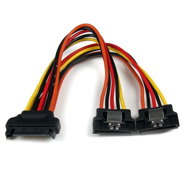 StarTech.com Male SATA Power to Female SATA Power  Cable, 6in
