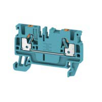 Weidmuller 1521880000 A Series Blue, 2.5mm², Single-Level, Push In Termination