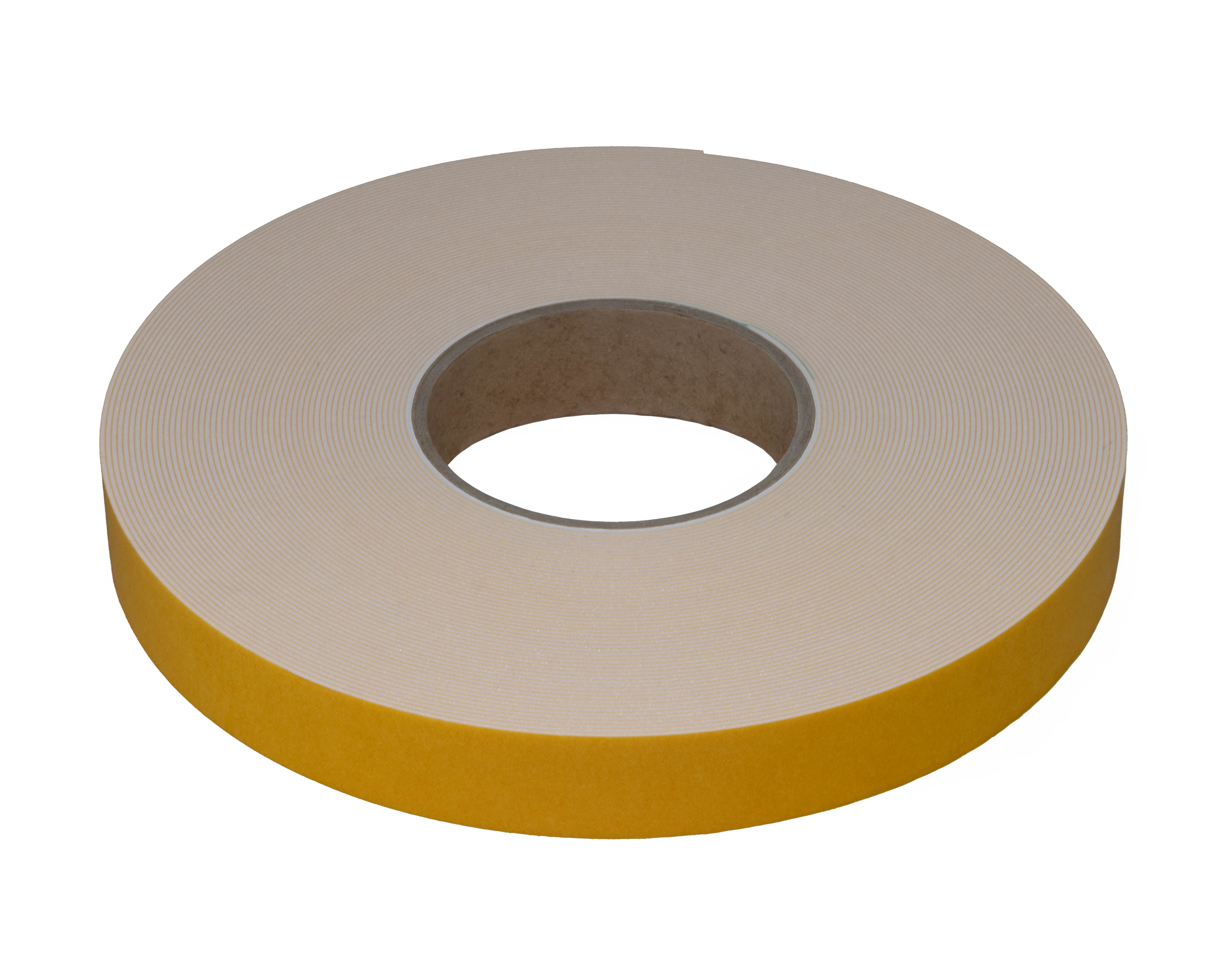 RS PRO White Foam Tape, 25mm x 25m, 1mm Thick