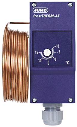 Jumo Capillary Thermostat, +15°C Max, SPST, Wall Mount