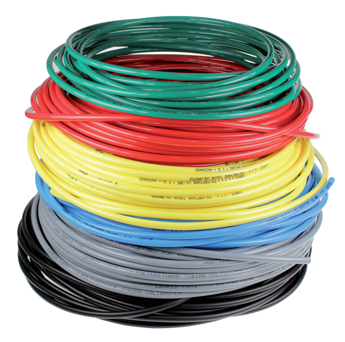 Legris Compressed Air Pipe Black Polyurethane 4mm x 100m 1100U Series
