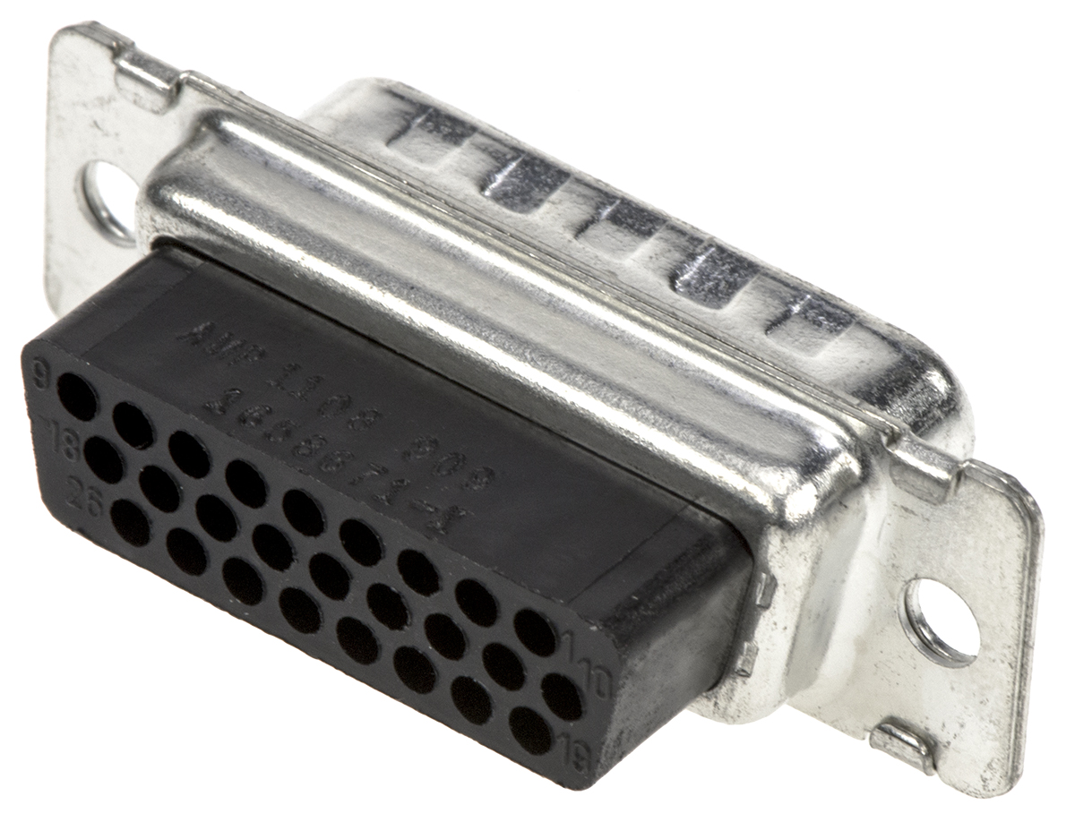 TE Connectivity Amplimite HDP-22 26 Way Cable Mount D-sub Connector Plug