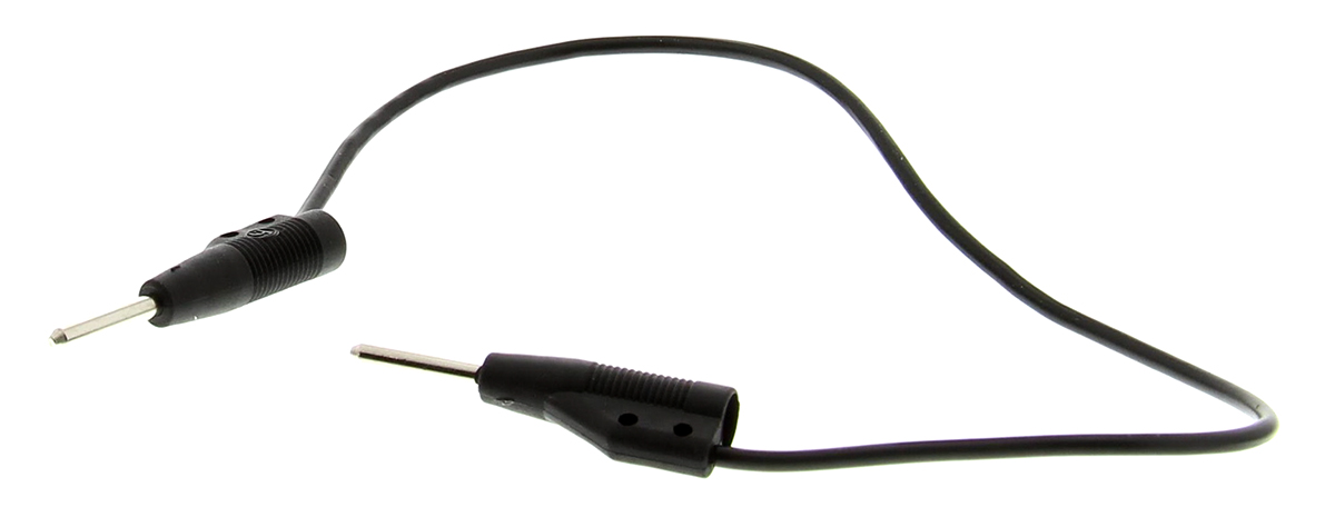 Hirschmann Test & Measurement Test lead, 6A, 60V dc, Black, 25cm Lead Length