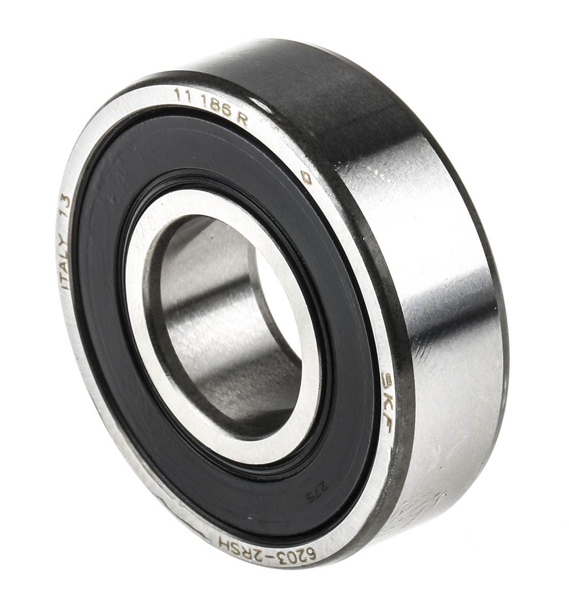 SKF 6203-2RSH 1 Row Ball Bearing - 17 mm ID, 40 mm OD