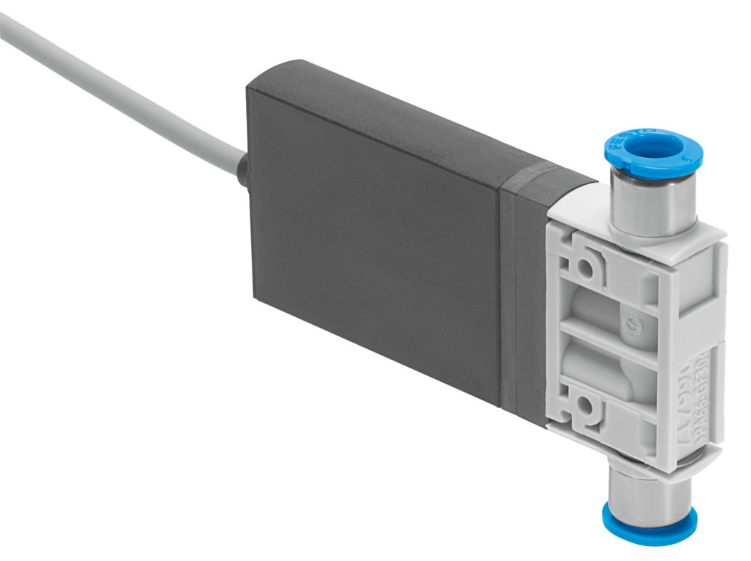 Festo 2/2 Closed, Monostable Solenoid Valve - Electrical One-Touch Fitting 6 mm MHJ10 Series 24V dc