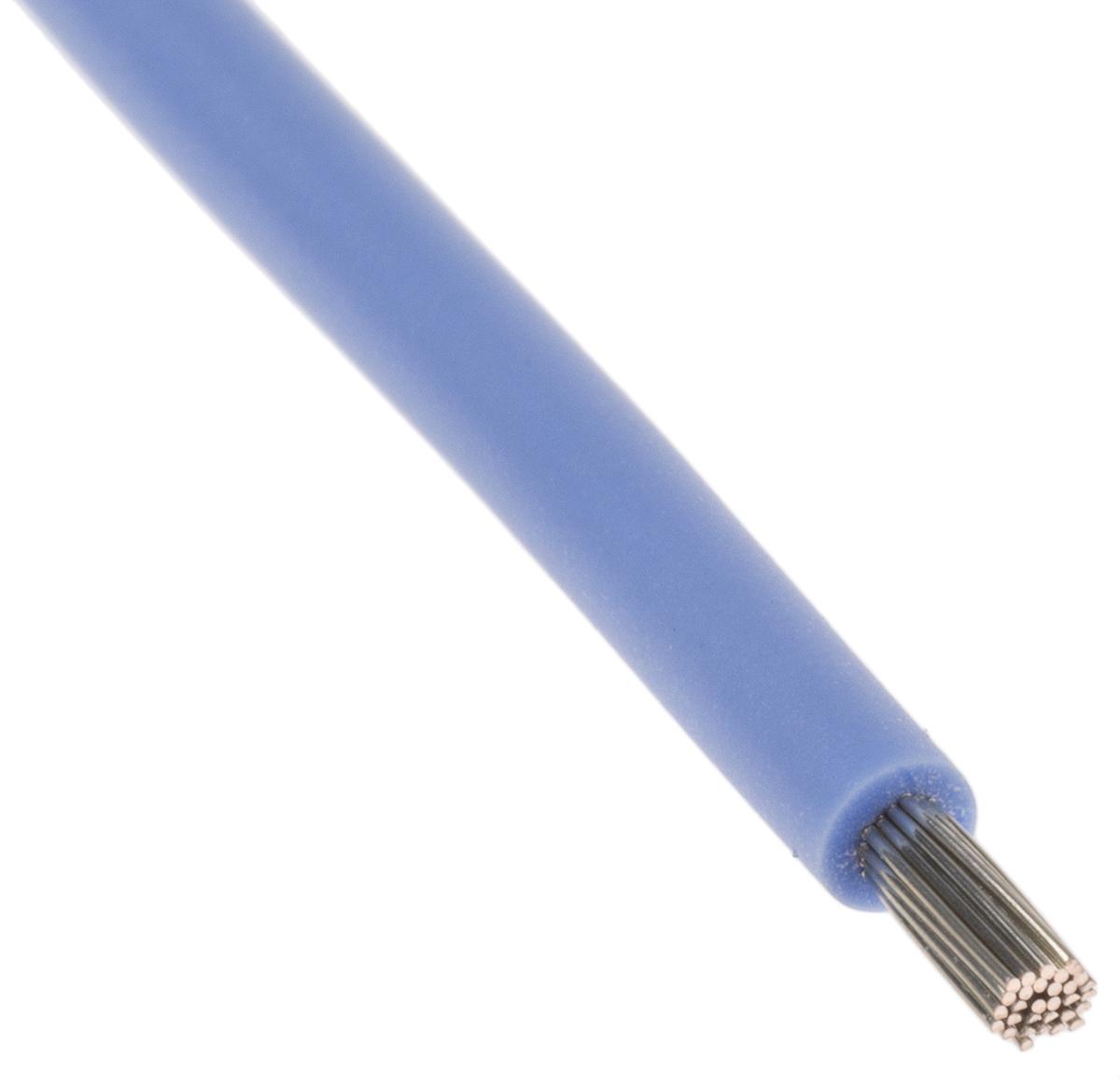 Lapp ÖLFLEX HEAT Series Blue 1.5 mm² Hook Up Wire, 15 AWG, 19/0.25 mm, 100m, Silicone Insulation, 51002