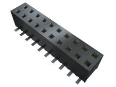 Samtec MMS Series Straight Through Hole Mount PCB Socket, 6-Contact, 1-Row, 2mm Pitch, Solder Termination
