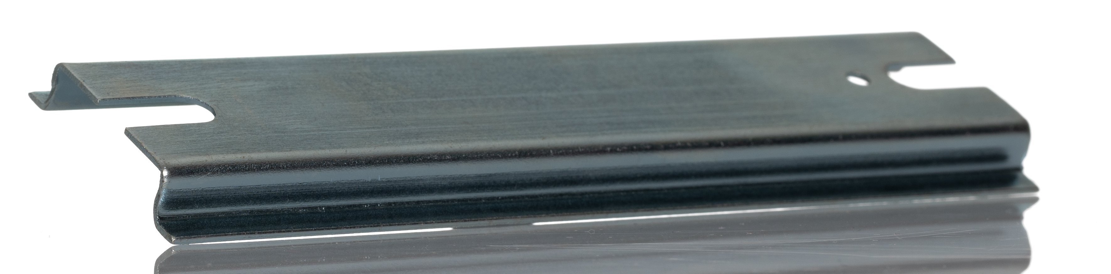 RS PRO Steel Unperforated DIN Rail, Top Hat Compatible, 164mm x 35mm