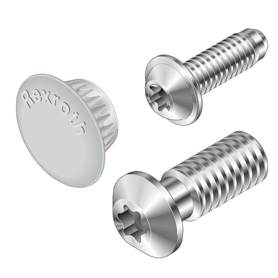 Bosch Rexroth S6 Bolt Connector, Connecting Component, Strut Profile 20 mm, Groove Size 6mm