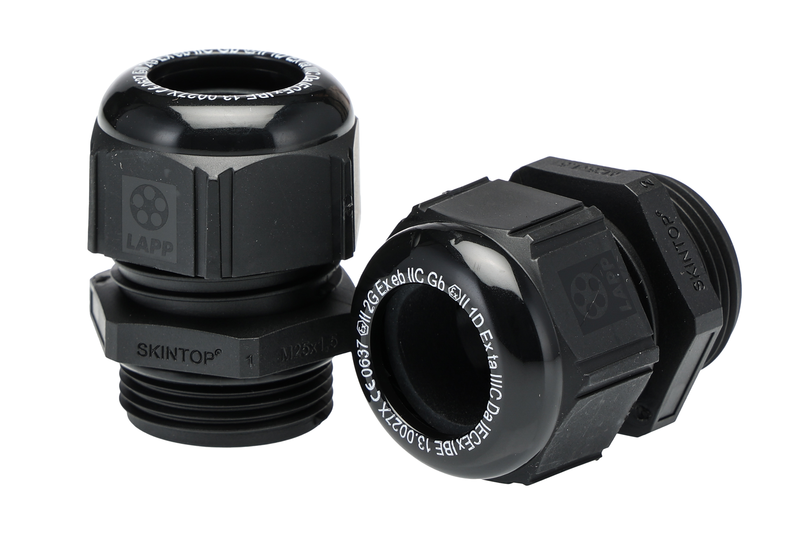 Lapp 5411 Series Black Polyamide Cable Gland, M25 Thread, IP66, IP68