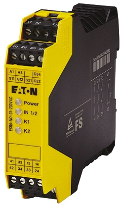 Eaton ESR5 Safety Relay 230V ac, Dual-Channel 3 Safety Contacts