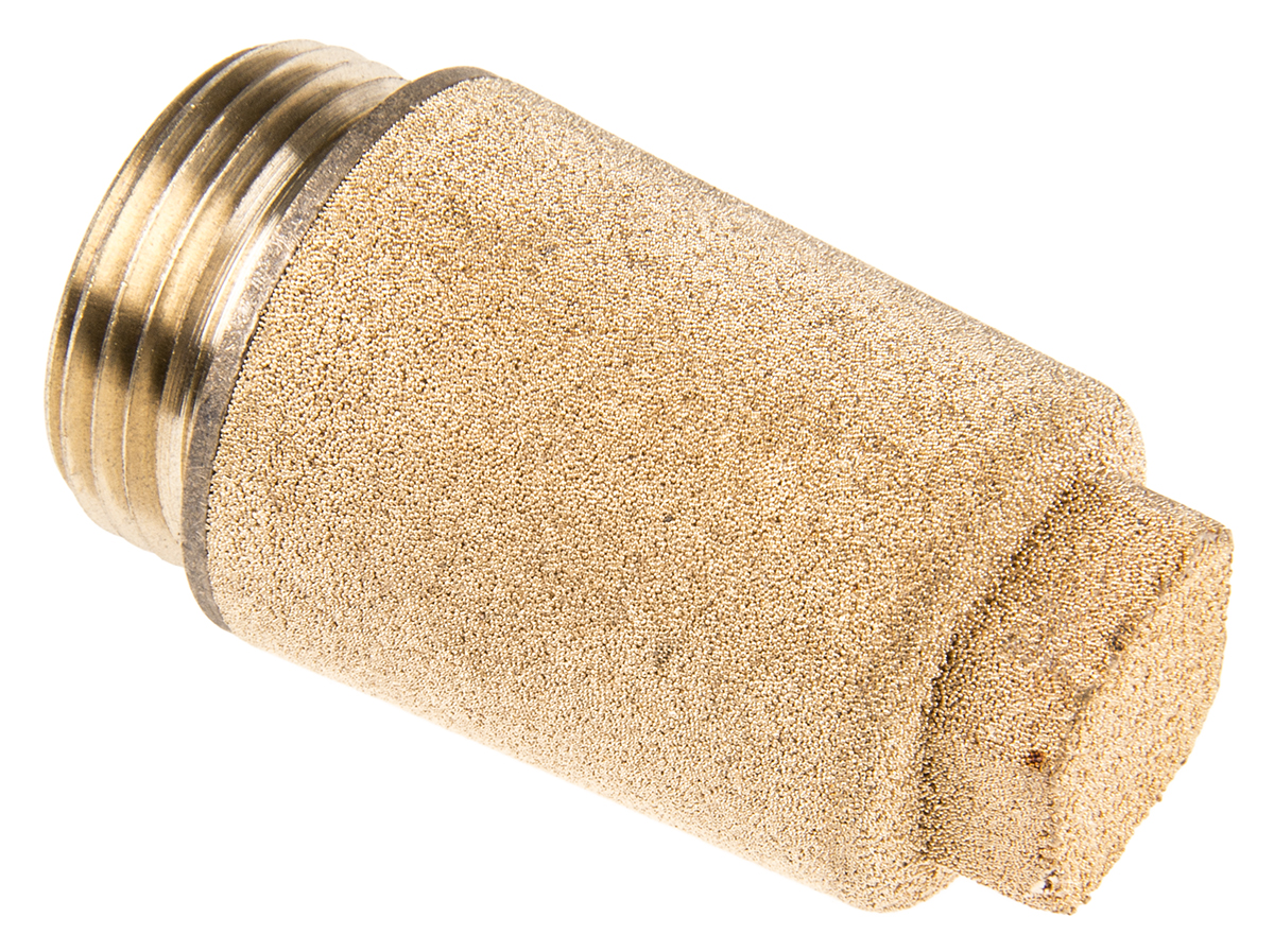 Legris 0670 Sintered Bronze 12bar Pneumatic Silencer, Threaded, G 3/4 Male