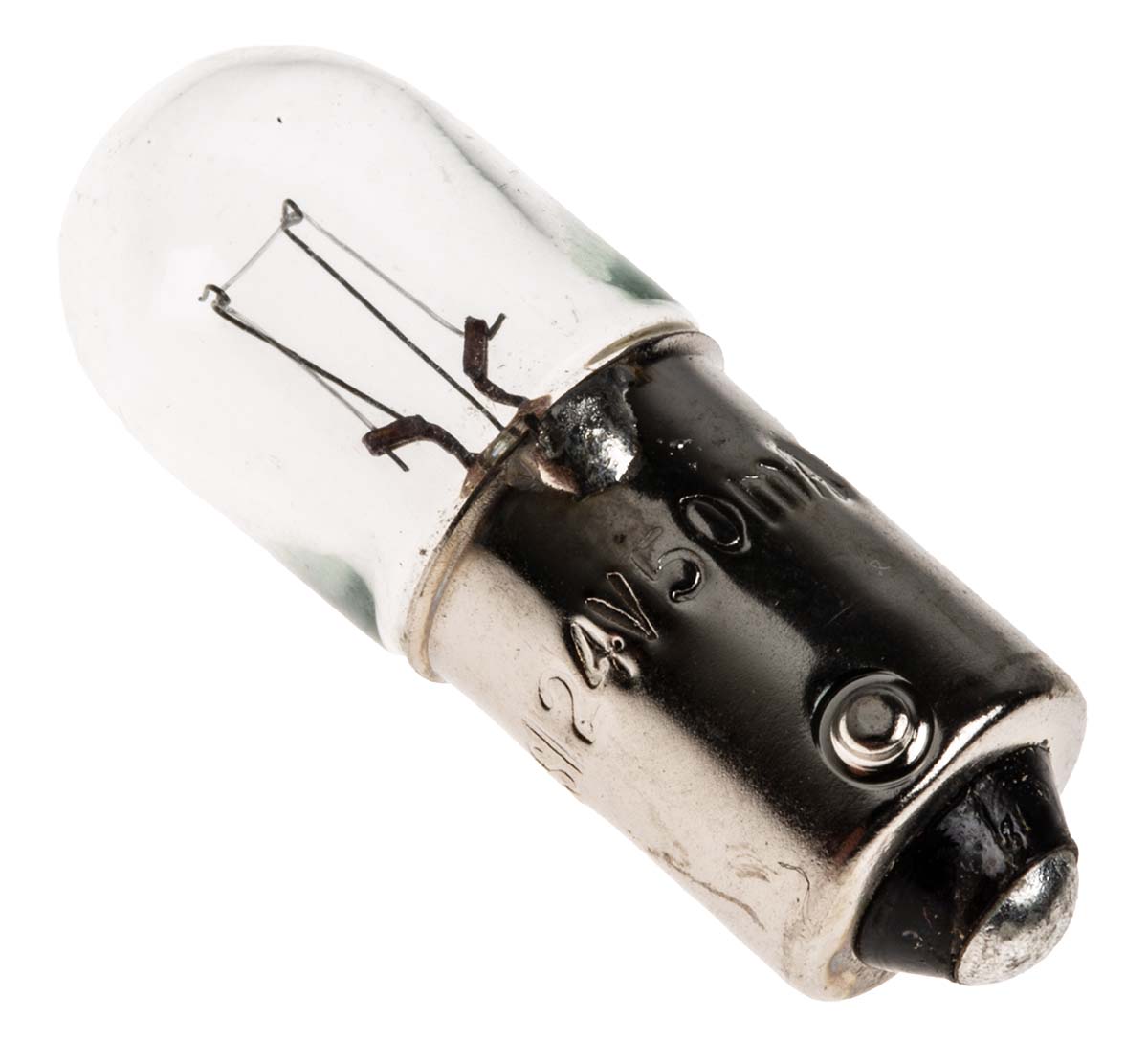 RS PRO BA9s Indicator Light, Clear, 24 V, 50 mA, 5000h