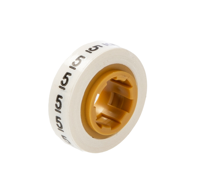 3M SDR Adhesive Cable Markers, Pre-printed "5", SDR 5-89205