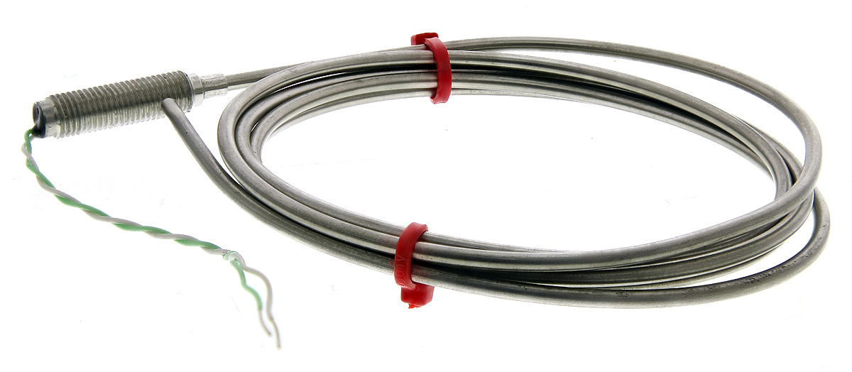 RS PRO Type K Mineral Insulated Thermocouple 1.5m Length, 3mm Diameter → +1100°C