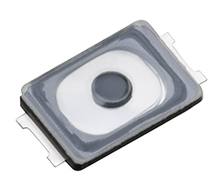 Panasonic IP67 Push Plate Tactile Switch, SPST 20 mA @ 15 V dc 0.85 (Dia.)mm Surface Mount