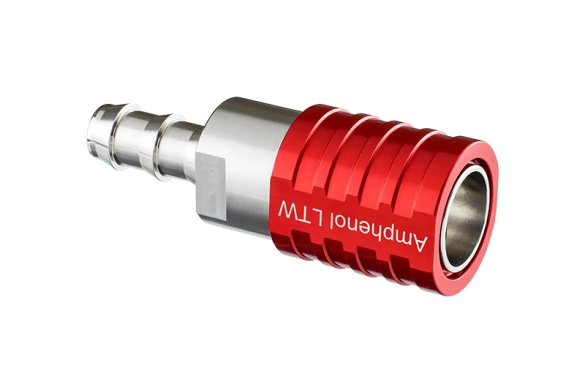 Amphenol Industrial Connector, Push Pull, 3/8 in Connector, Socket, Female, SQD04 Series