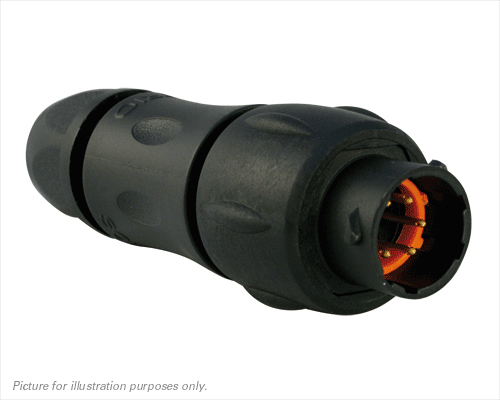 Souriau Sunbank by Eaton Circular Connector, 6 Contacts, In-Line, Standard Connector, Plug, Male, IP68, IP69K, UTS