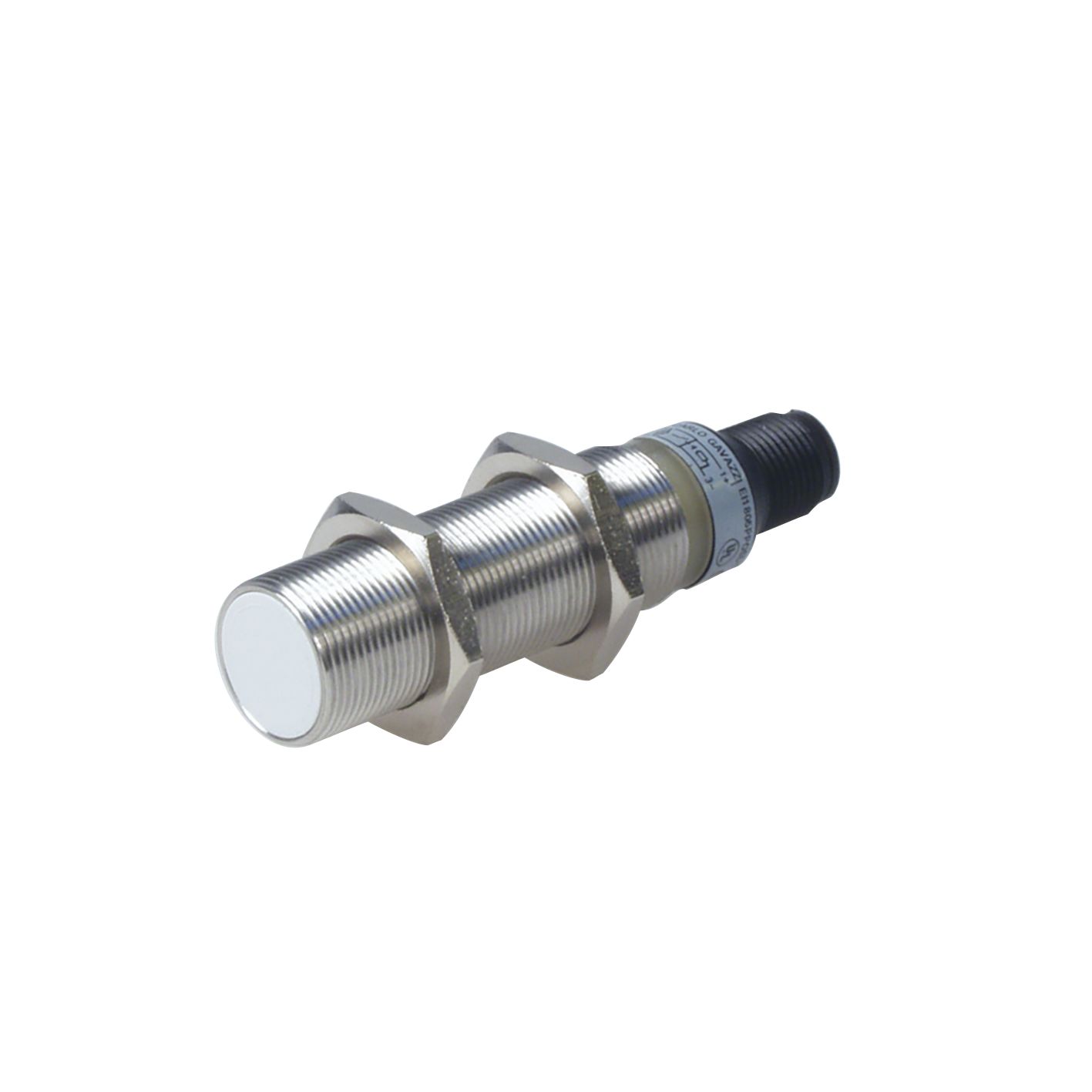 Carlo Gavazzi Inductive Threaded Barrel Proximity Sensor, M18, 5 mm Detection, PNP NC, 10 → 40 V dc