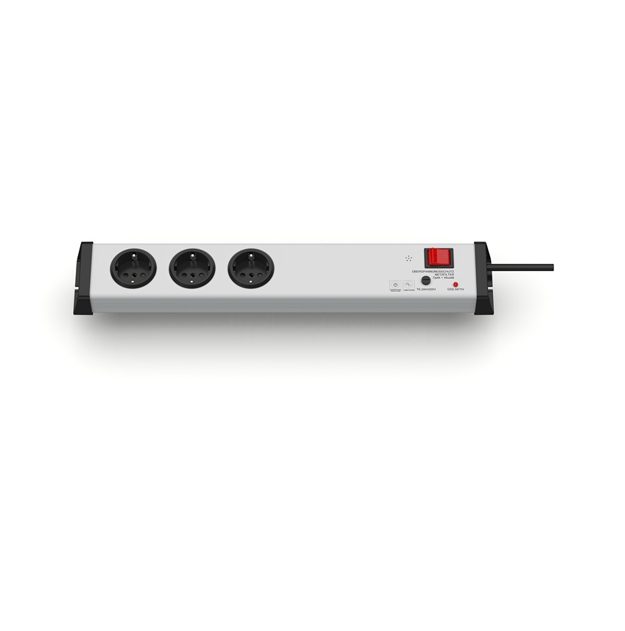 Bodo Ehmann Type F - German Schuko 3 Gang Power Distribution Unit, 1.5m Cable, 16A, 230 V