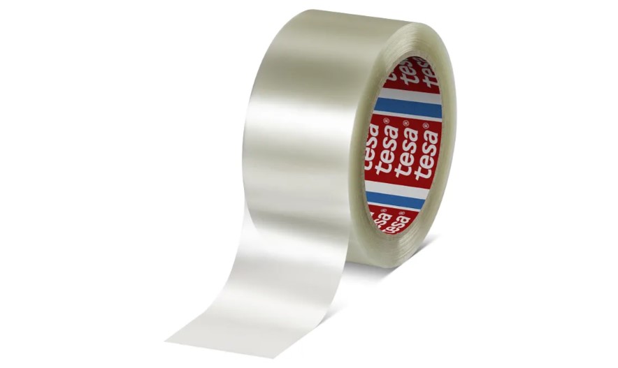 Tesa 60412 White Packing Tape, 66m x 50mm