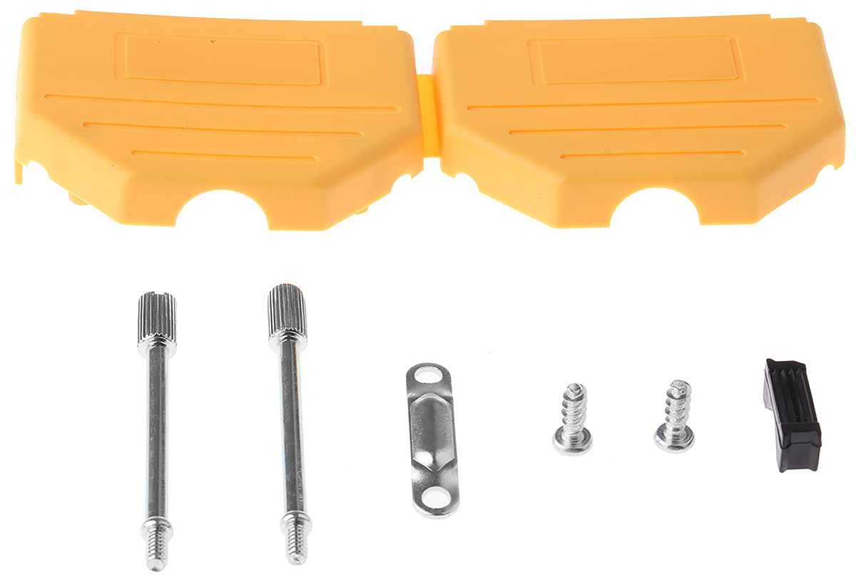 MH Connectors MHDPPK-SLIM Series Polyamide D Sub Backshell, 25 Way, Strain Relief